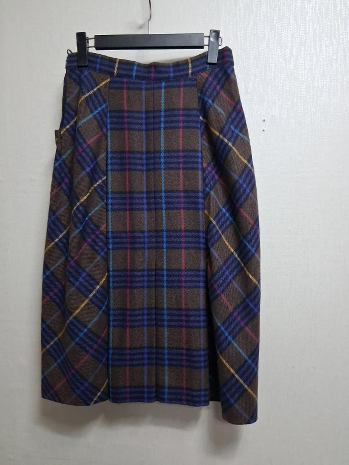 이탈리아ebano 칼라좋은 체크 순모모직체크롱스커트  28 29
 상품이미지2