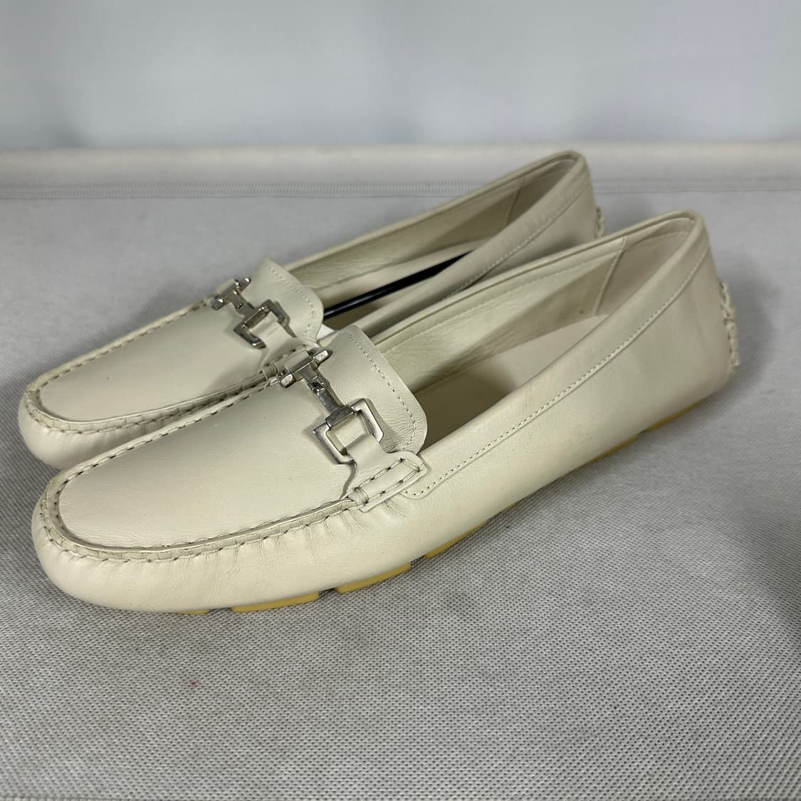 구찌 화이트레더 홀스빗 드라이빙 슈즈 상품이미지2