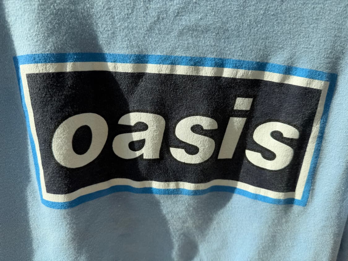 빈티지 오아시스 밴드티 90s 상품이미지1