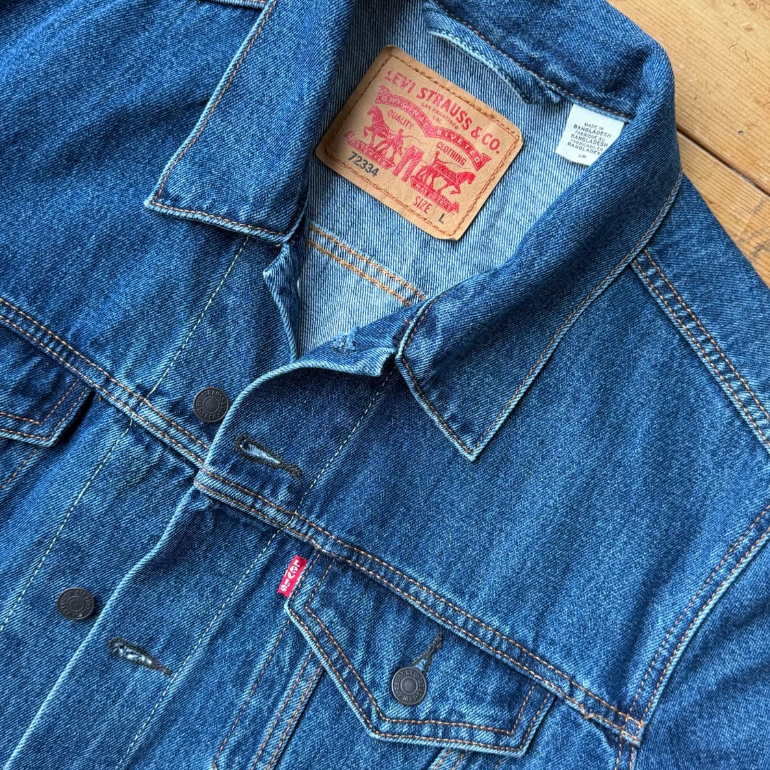리바이스 72334 타입3 데님자켓 상품이미지3