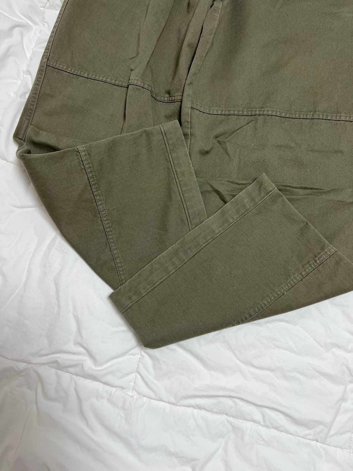 다이브인 베른 워시드 팬츠 카키 1사이즈 상품이미지3