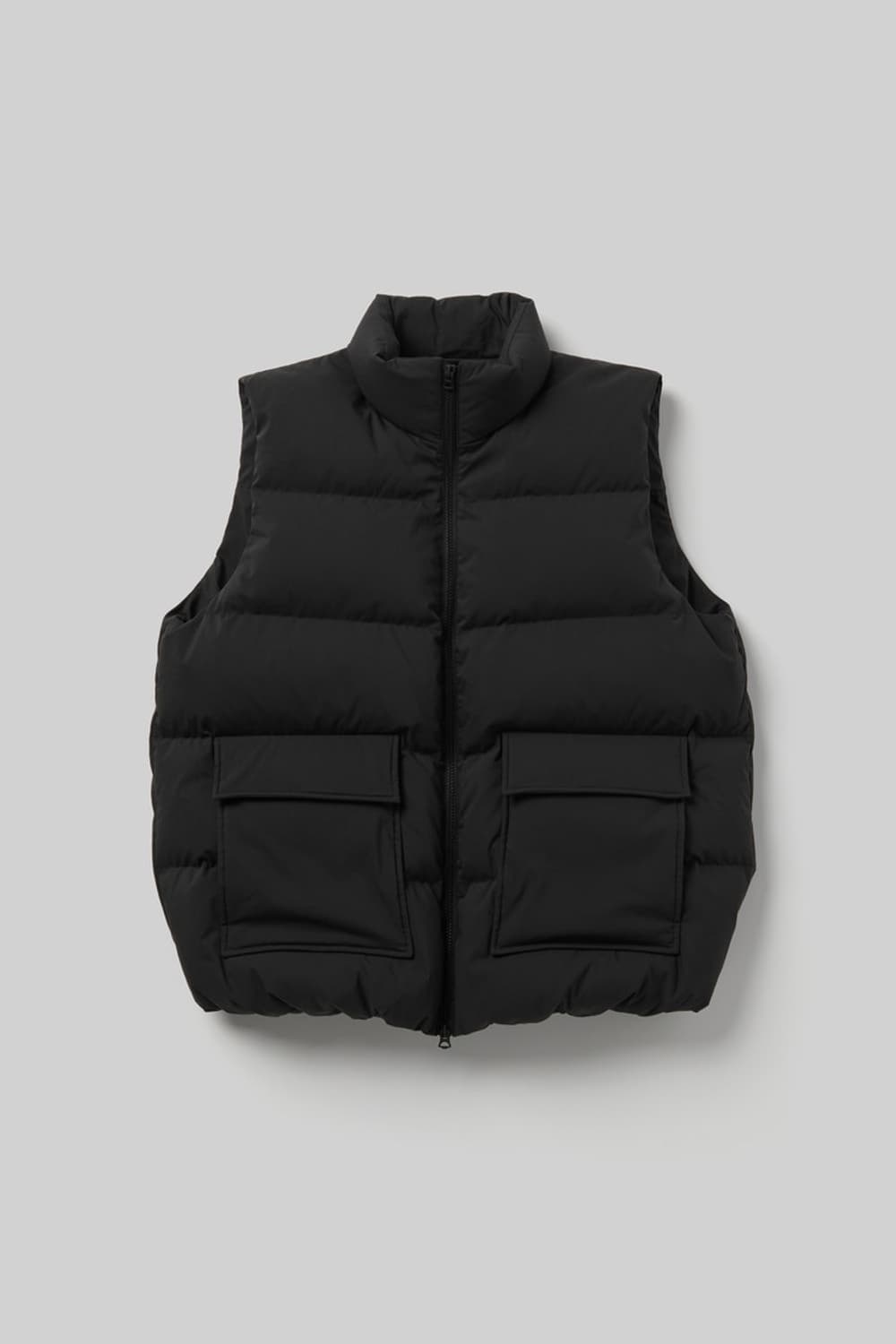 [2] 오토매틱포더피플 오버쉘 다운 베스트 _ 차콜 블랙 상품이미지1