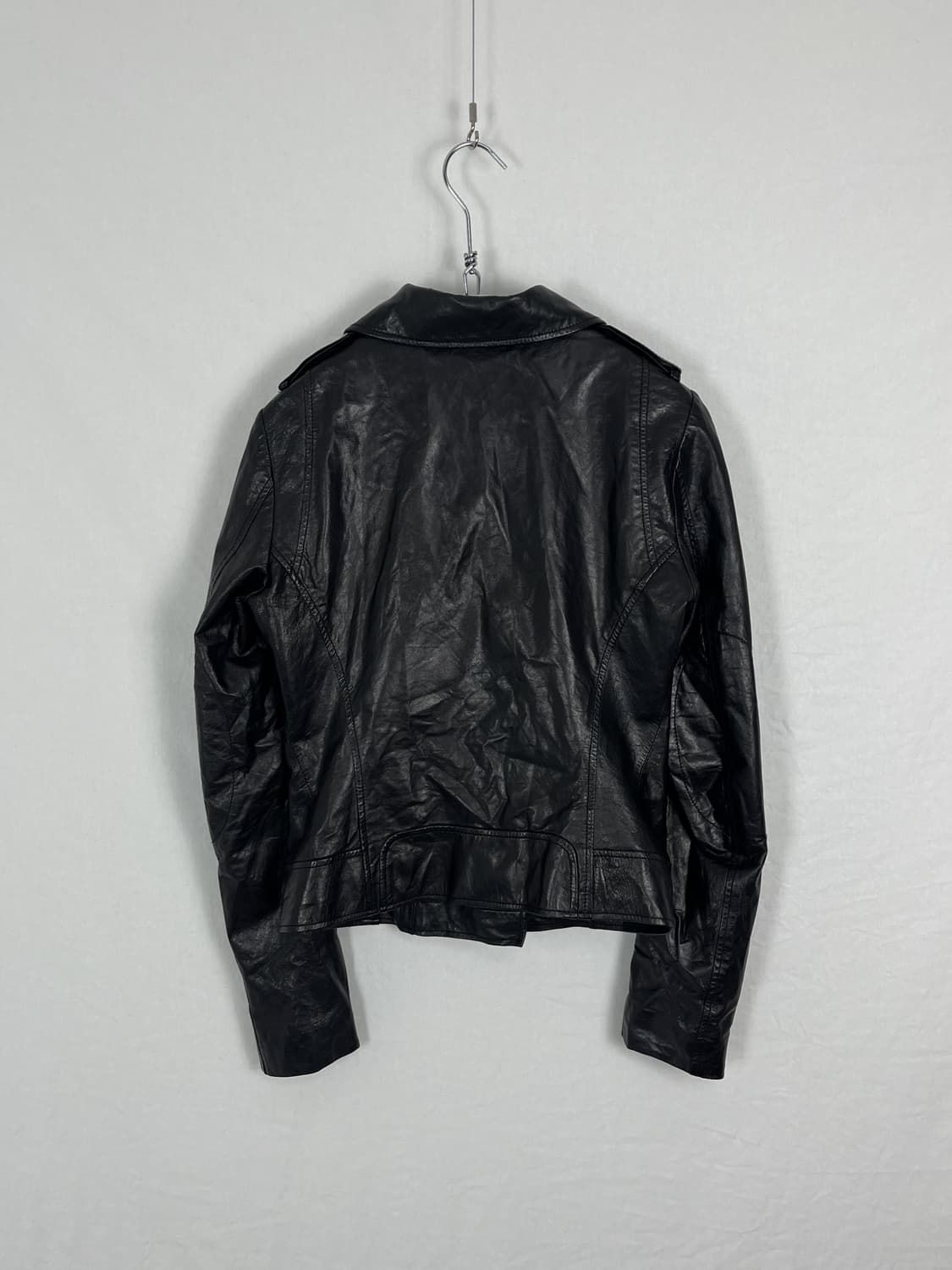 Vintage 리얼레더 라이더 자켓 상품이미지8