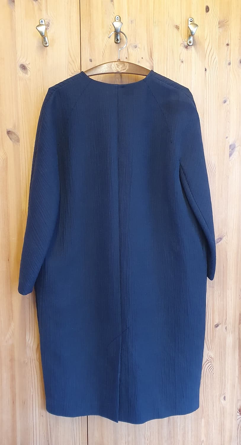 77.르베이지 헤비플리츠 코트 상품이미지3