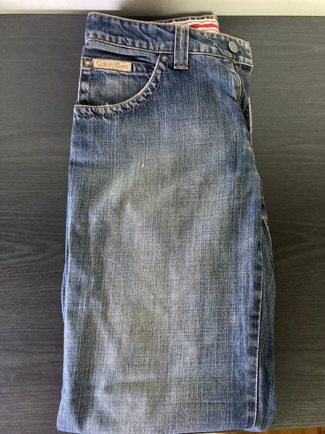 빈티지 90s 켈빈 클라인 데님 팬츠 상품이미지1