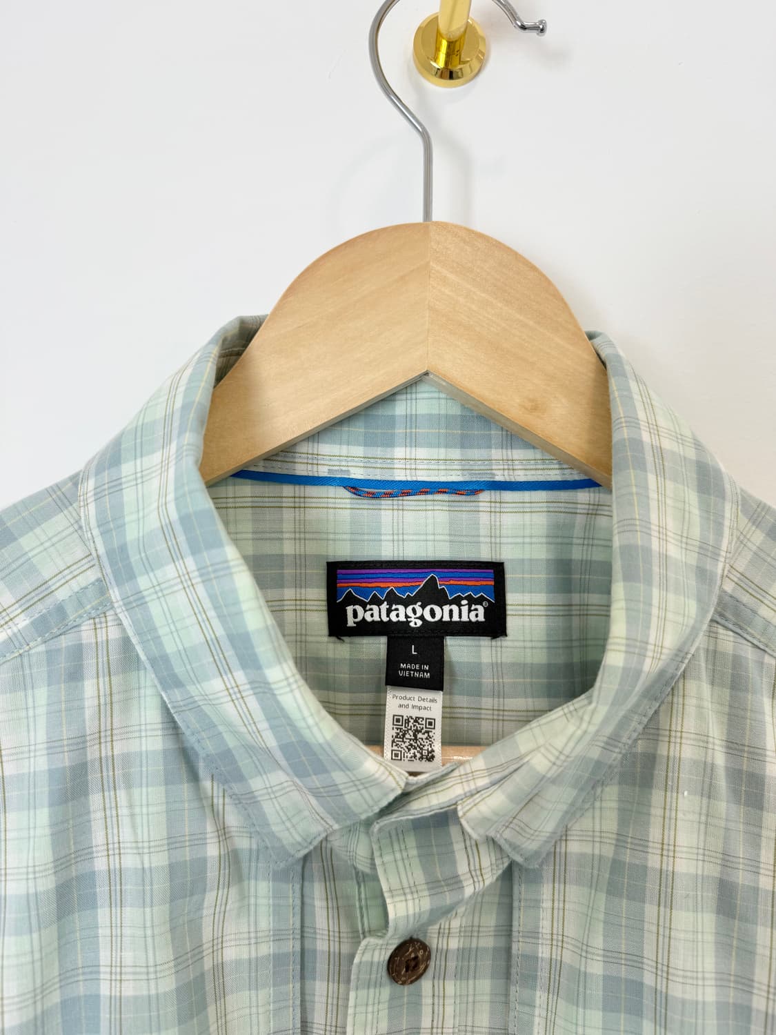 파타고니아 맨즈 셔츠 민트 상품이미지2