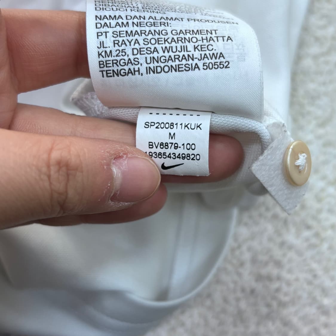 M 나이키 드라이핏 반팔 카라 티셔츠 0407E1 상품이미지5