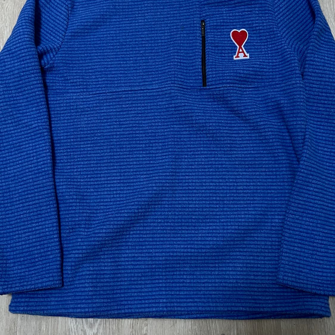 아미 남성 하트로고 플리스 후리스 XL 상품이미지4