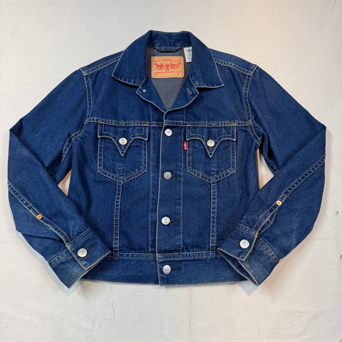 M) 리바이스 아이코닉 데님자켓 TYPE 1 진청 데님 청자켓 상품이미지1