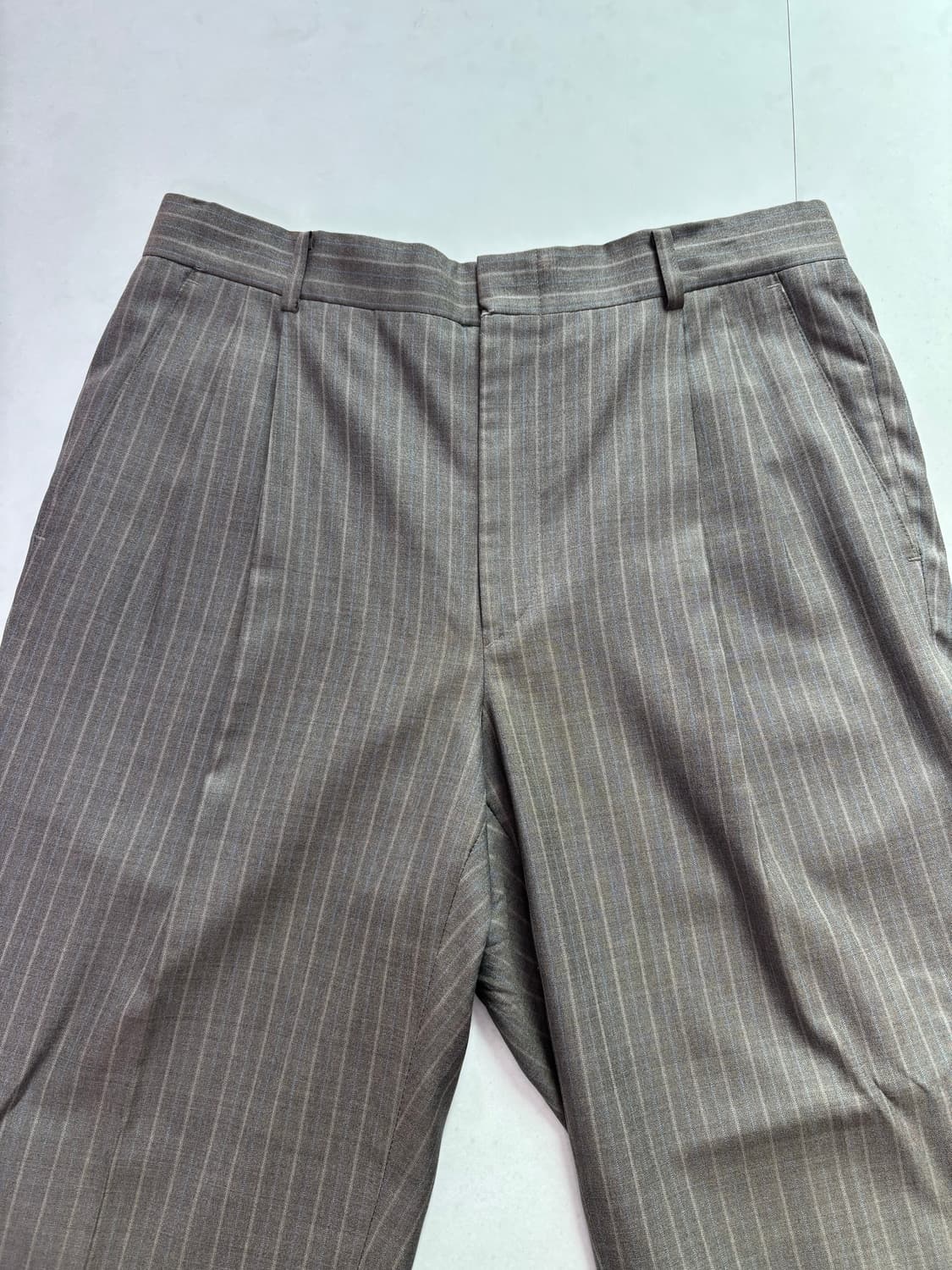 STRIPE COLORBLOCK SLACKS 상품이미지1