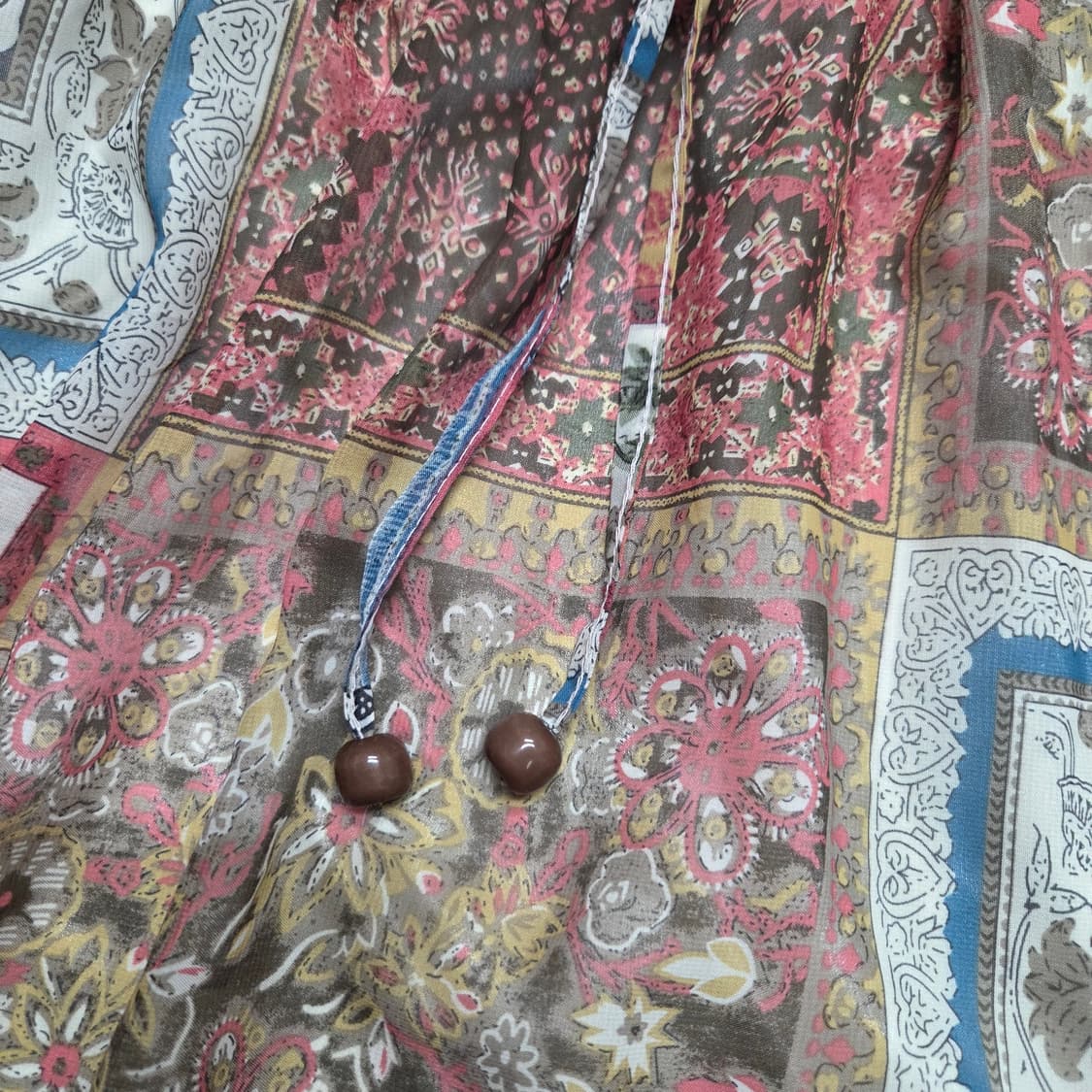 보헤미안 에스닉 나시 원피스 상품이미지2