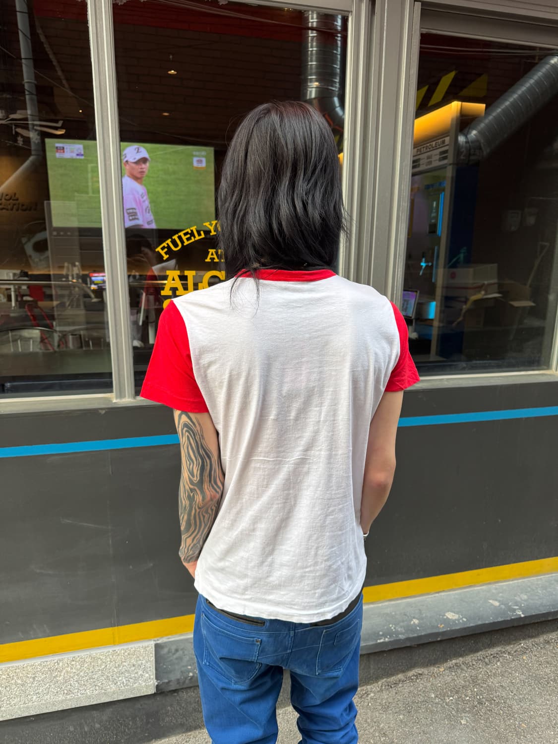 80’s Hanes Single Stitch Ringer T-shirt  상품이미지4