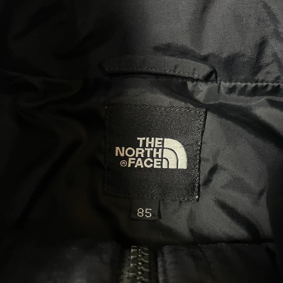 노스페이스 퍼플로고 블랙 나일론 바람막이 자켓 85 상품이미지4