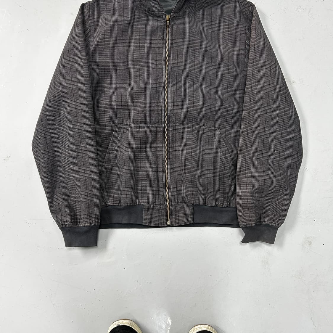 XLARGE 체크드 워크 후드자켓 상품이미지3