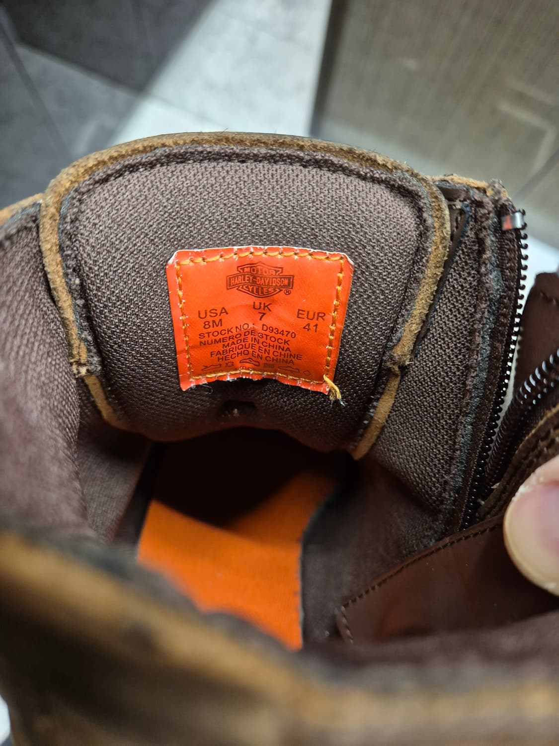 할리데이비슨 하거맨 5인치 라이딩 부츠  260 상품이미지2