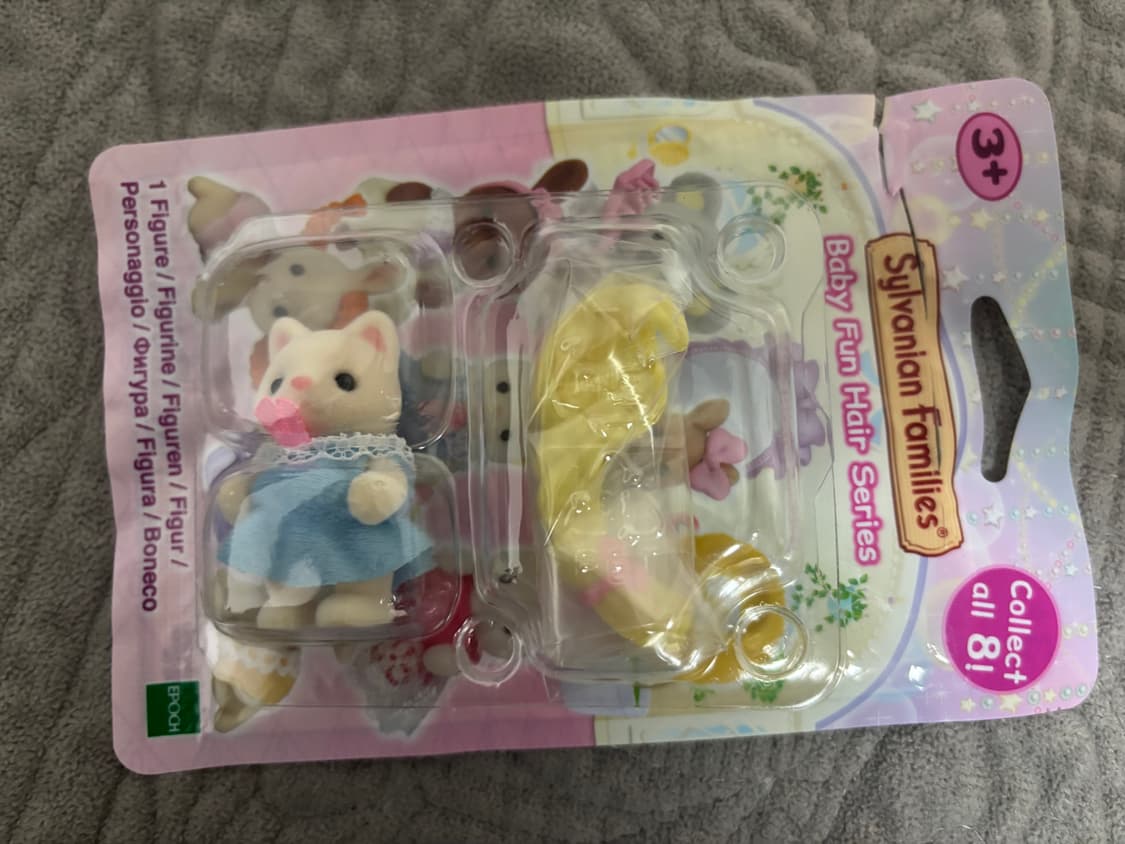 실바니안 헤어 살롱 블라인드 실크캣 아기 고양이 미개봉 새상품 상품이미지1