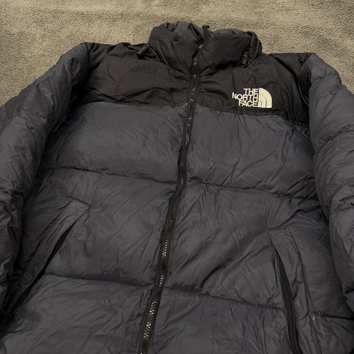 [정품/L] 노스페이스 센터로고 700 구스다운 눕시 패딩 자켓 상품이미지1