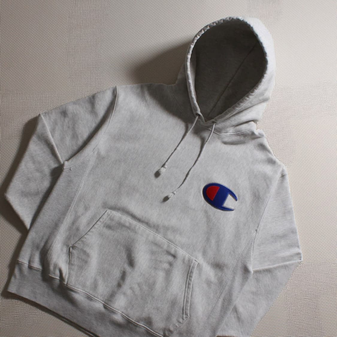 Champion 챔피온 기모 그레이 후드 티 상품이미지2