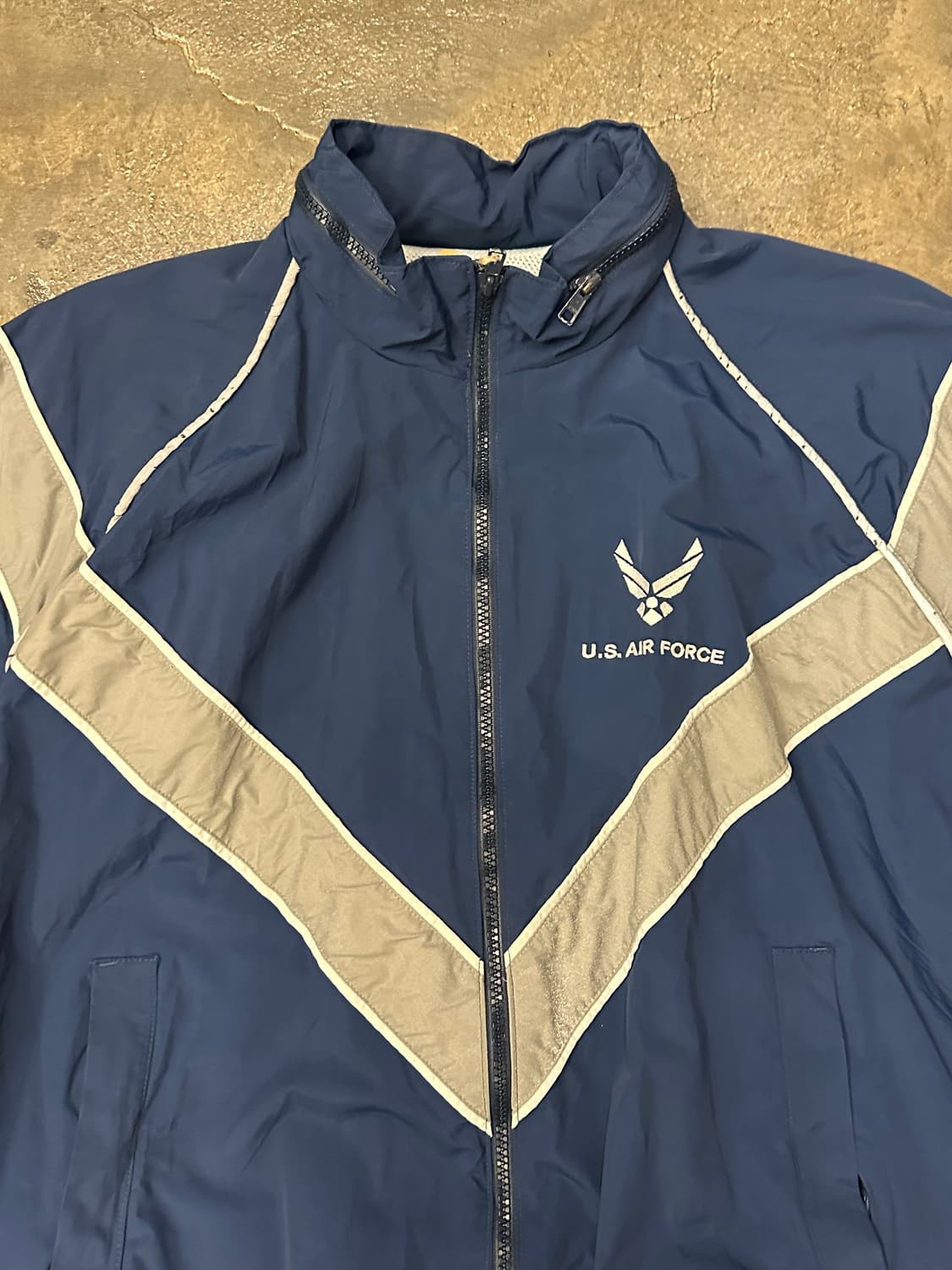 original U.S. AIR FORCE 바람막이 네이비 M 상품이미지3