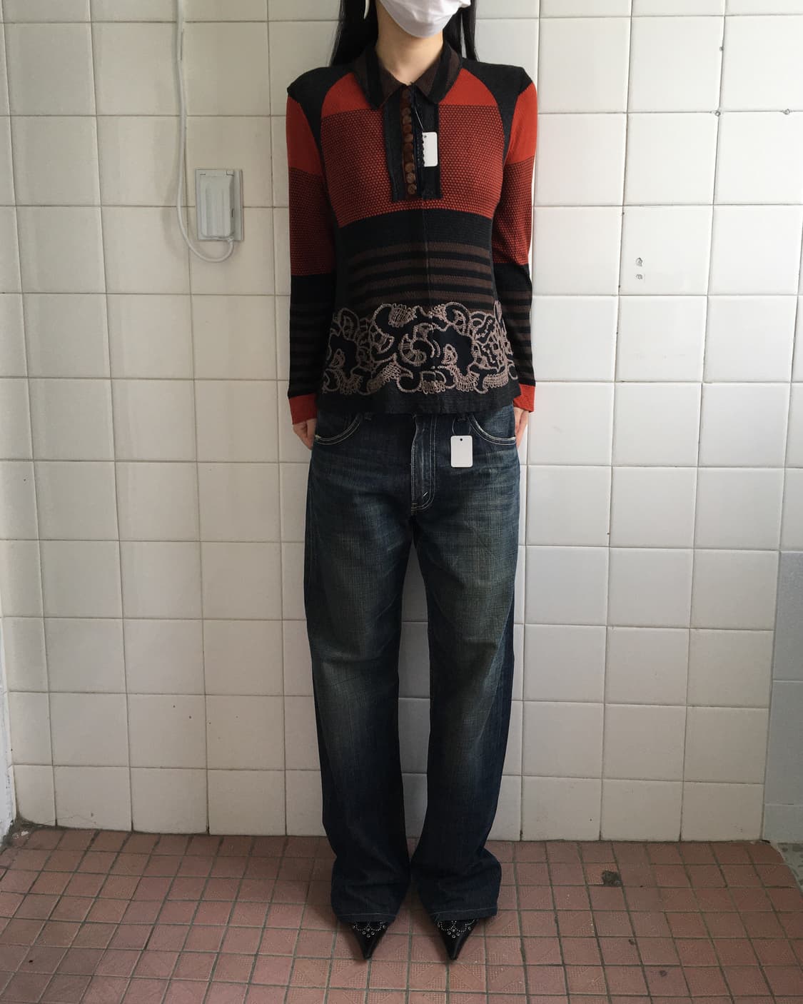 Pattern point cardigan 상품이미지7