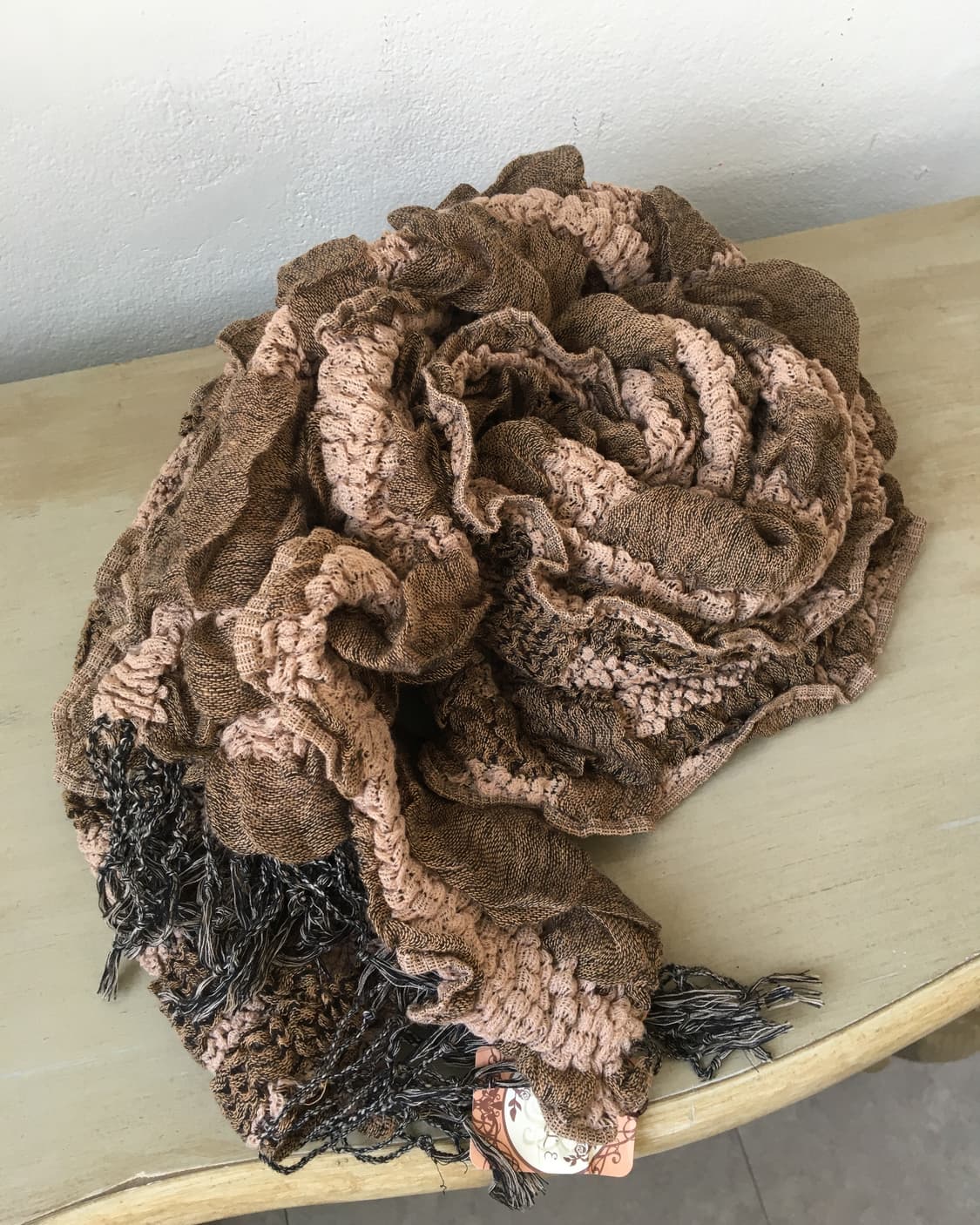  pattern shirring muffler 상품이미지1