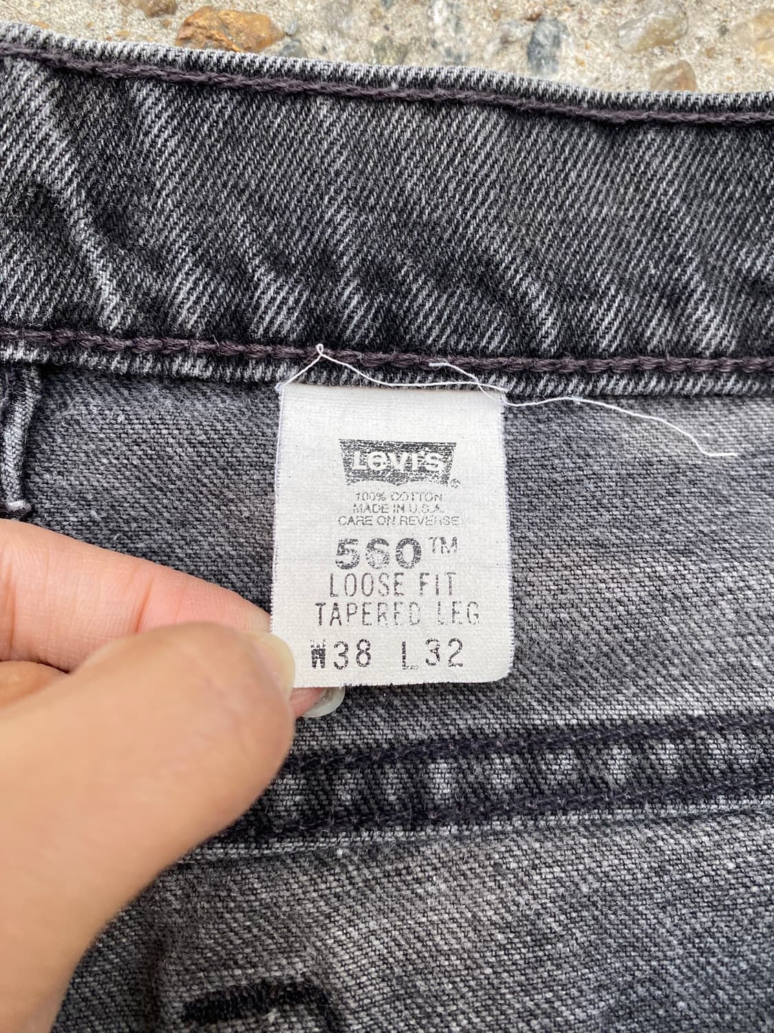 (35.5-36.5)90s리바이스 560 컷오프 쇼츠 상품이미지7