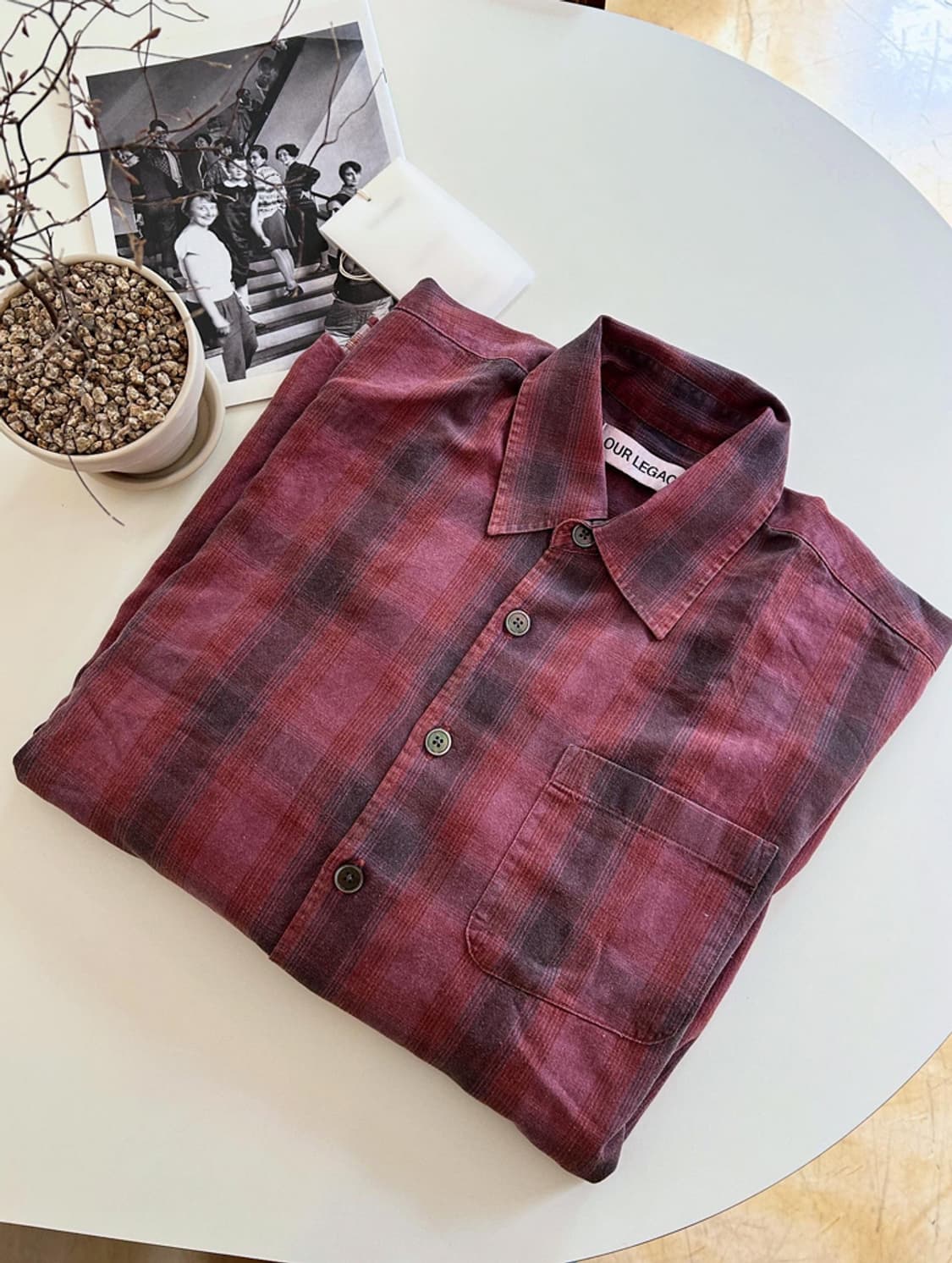 [46~52] 아워레가시 보로우드 셔츠 아이다호 플란넬 빅 체크 셔츠 상품이미지2