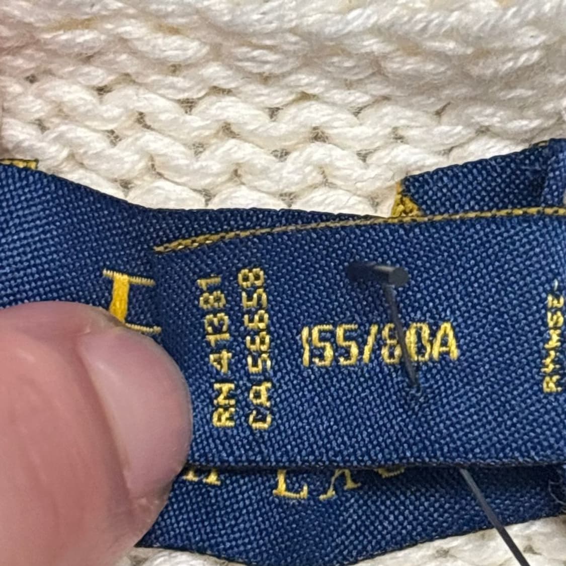 [새상품] 폴로랄프로렌 성조기 니트 화이트 XS 상품이미지6