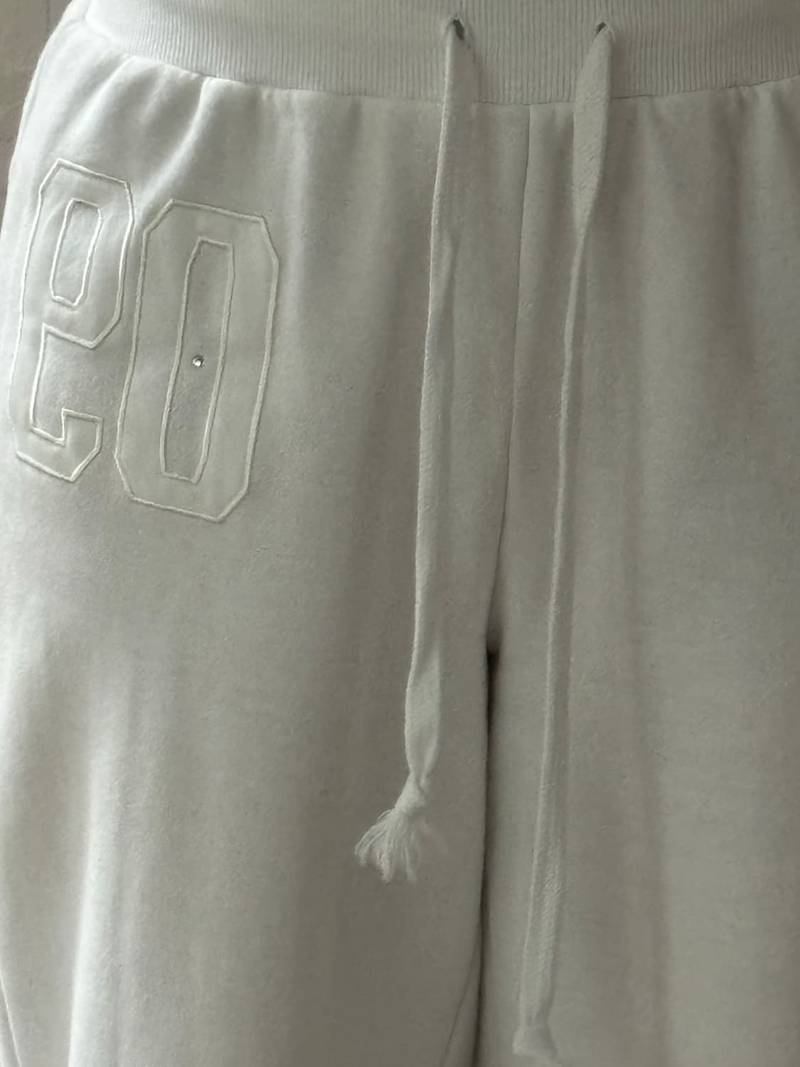 클리시어 09넘버링 팬츠 화이트 상품이미지2