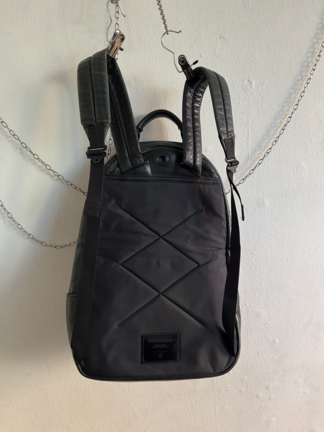 killspencer 아티저널 레더 riri지퍼 백팩 상품이미지3