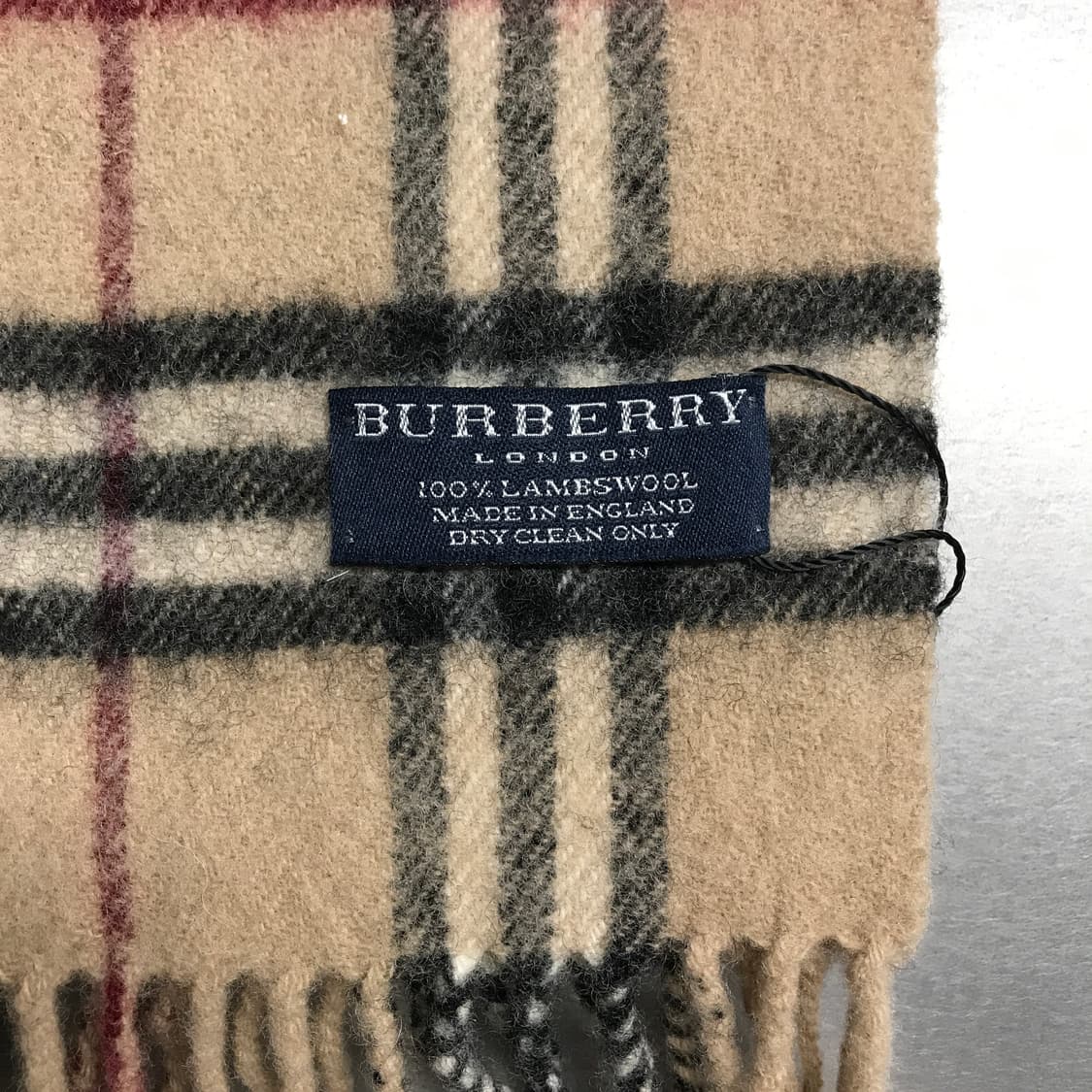 버버리 정품 램스울 머플러 베이지 상품이미지4