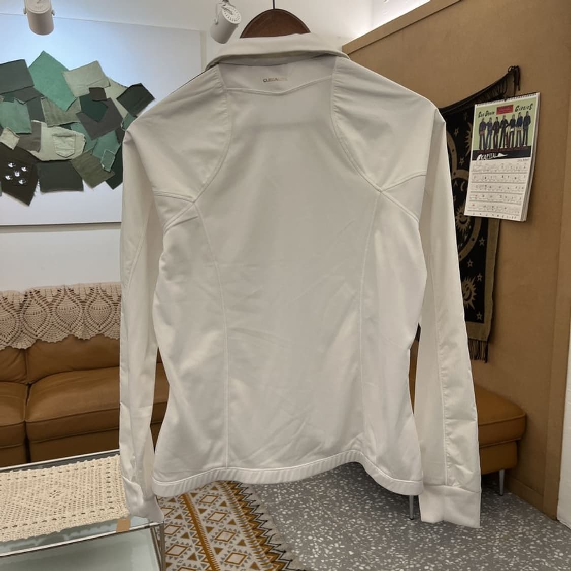 아디다스 빈티지 슬림핏 실버 져지 집업 자켓 95 C11320 상품이미지4