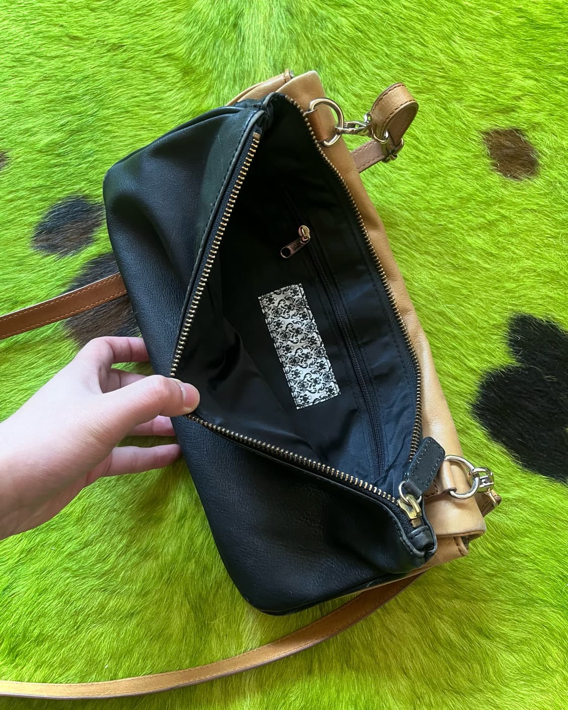 Jpn Vintage Real Leather Studs Multi Bag 상품이미지9