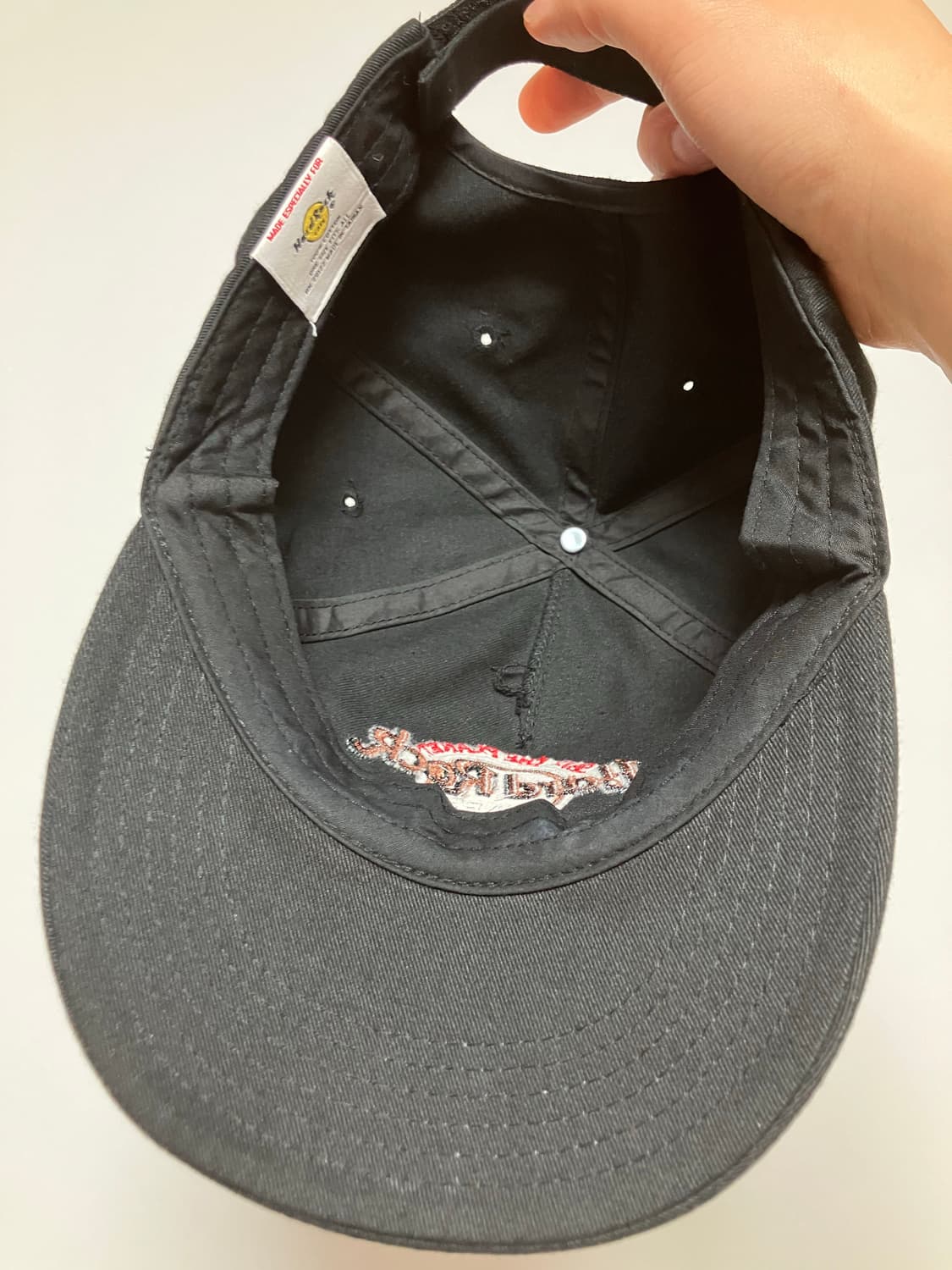 하드락카페 아카풀코 블랙 볼캡 6패널캡 모자 상품이미지3