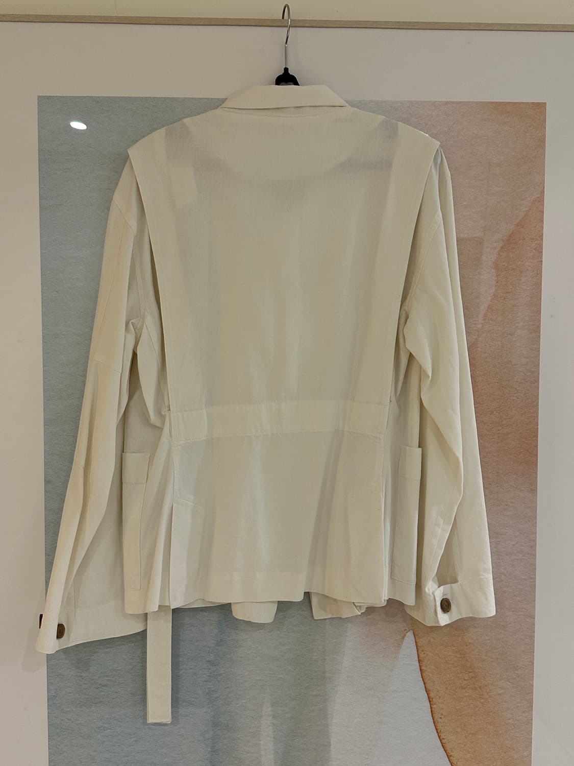 when we will 린넨 자켓 화이트 상품이미지2