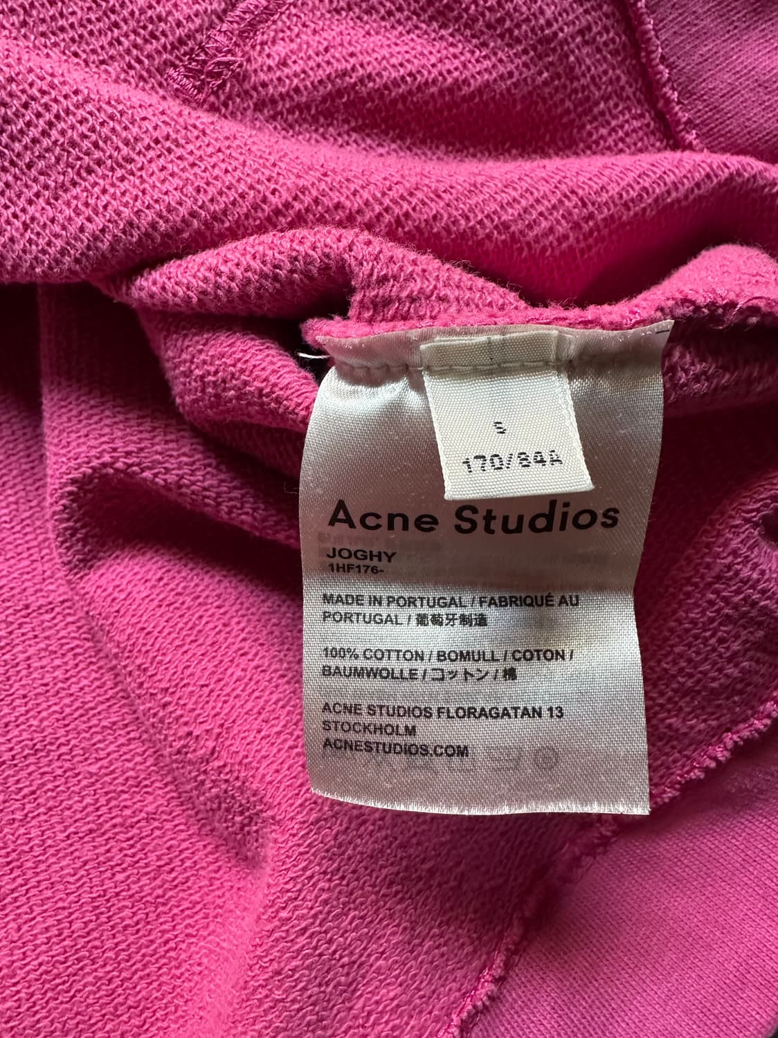 아크네 스튜디오 크롭 후드티 S 상품이미지4