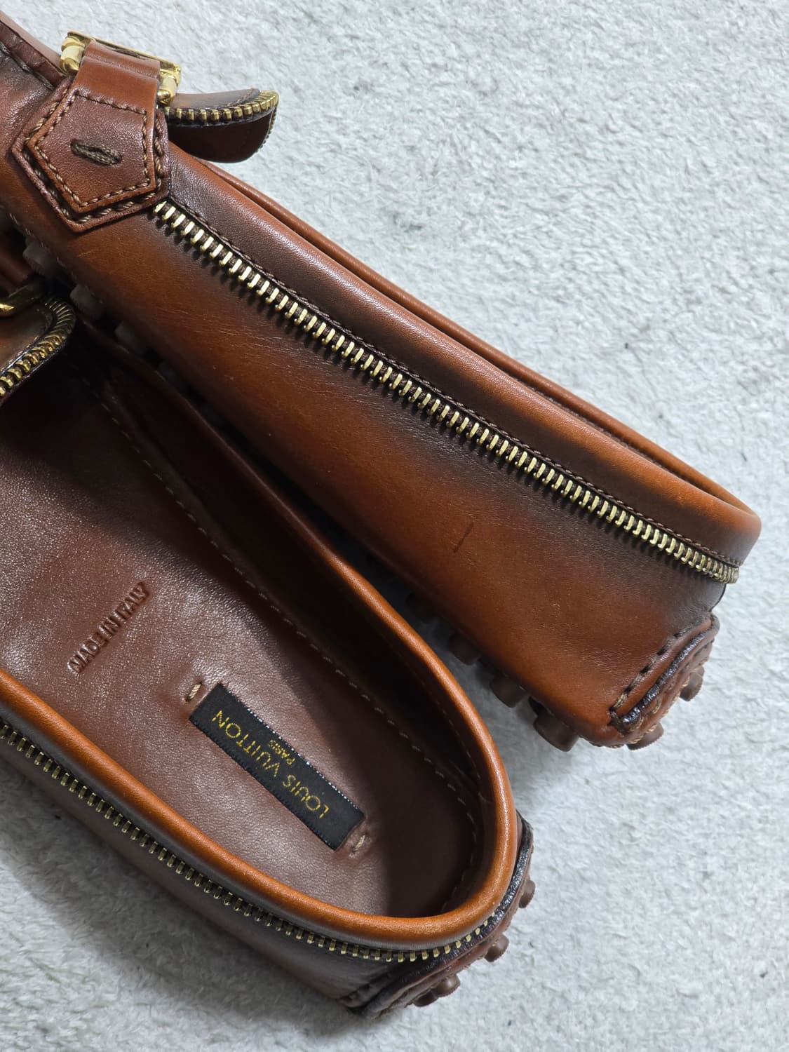 루이비통 브라운 레더 집 테일 옥스포드 로퍼 37사이즈  상품이미지6