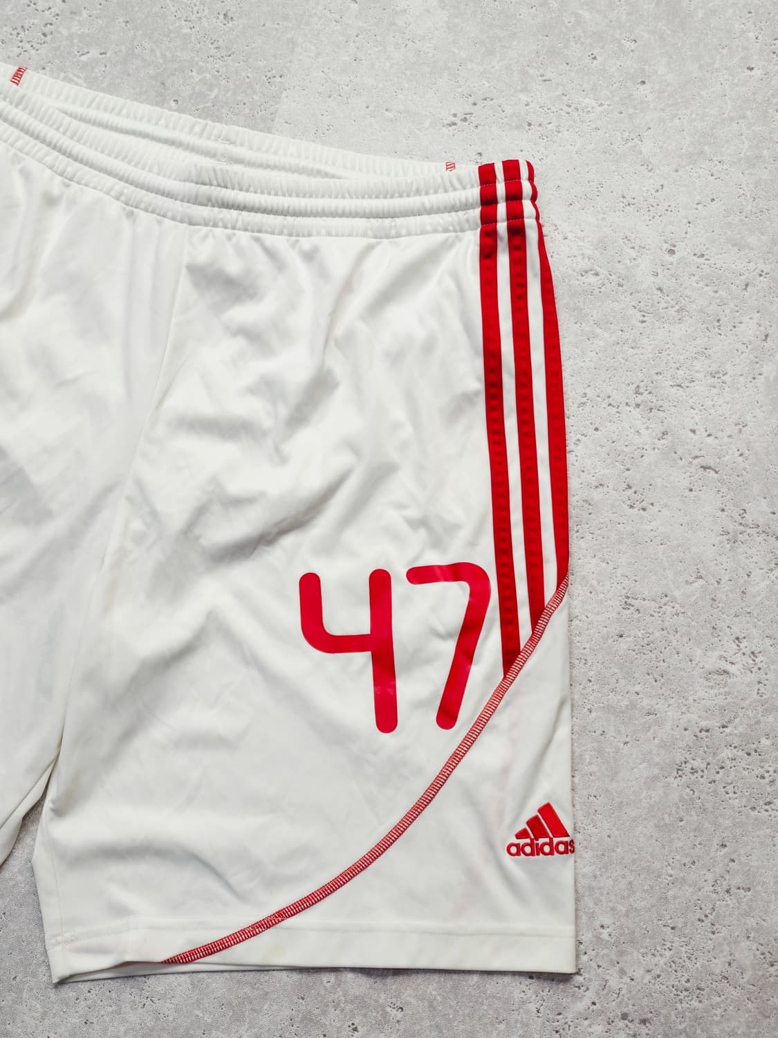 아디다스 흰빨 트랙팬츠 반 바지 상품이미지4