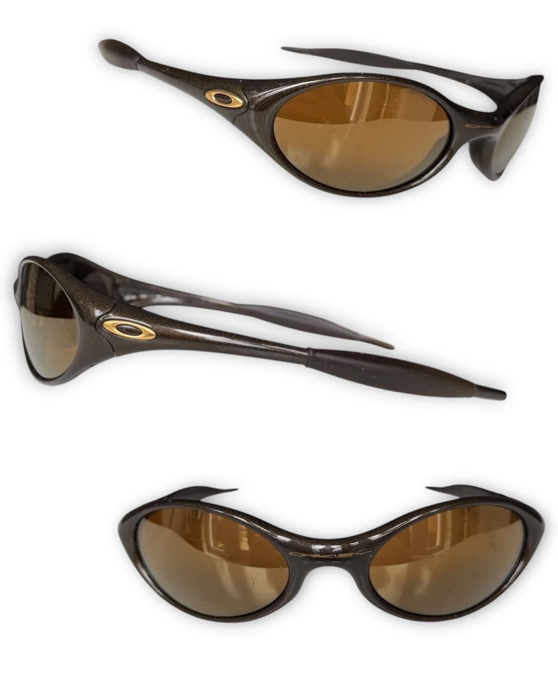 오클리 뉴아이자켓 블랙골드 골드이리듐 상품이미지1