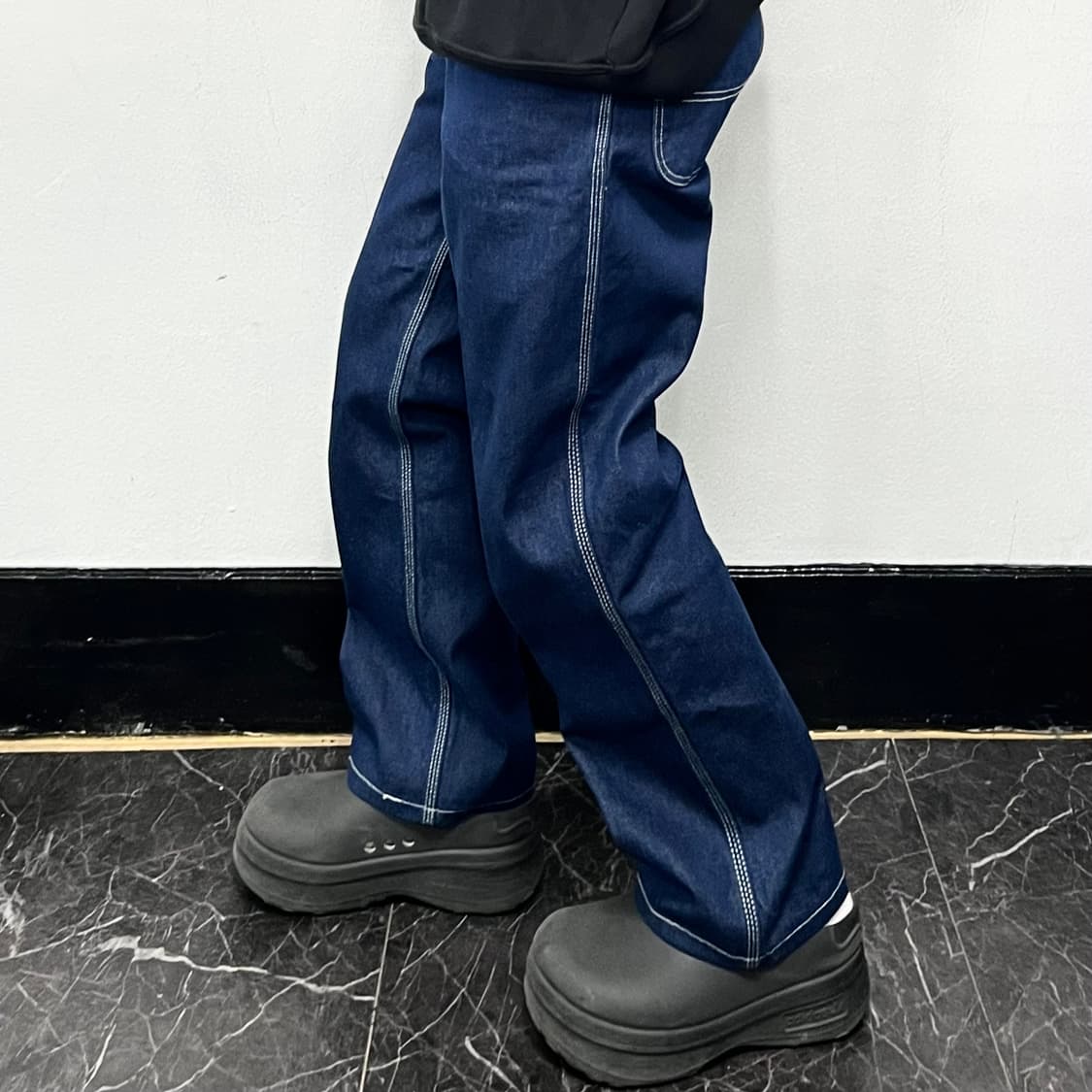 칼하트 WIP 데님 진청 워크 팬츠 상품이미지1