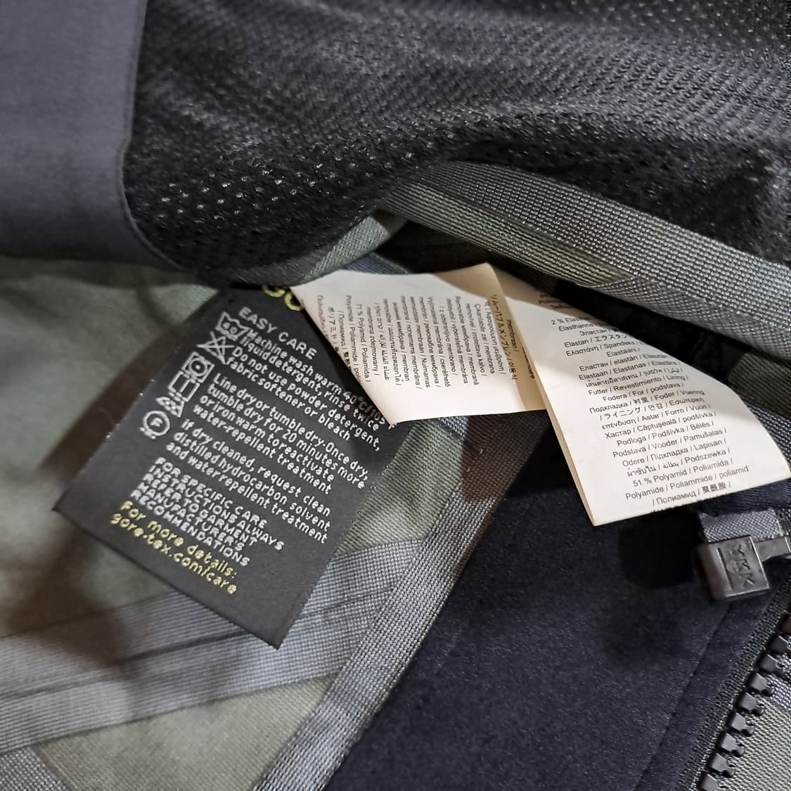 (새상품급) HALD 고어텍스 바람막이 B306 상품이미지9