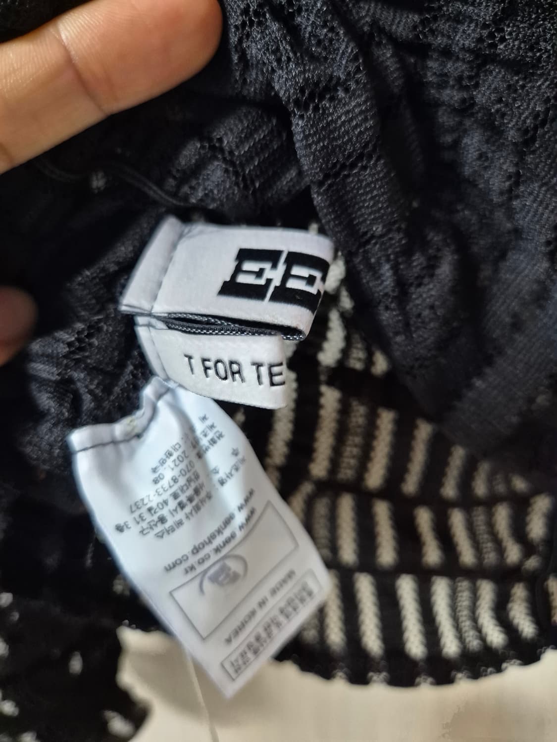 (새제품) EENK 잉크  top 잉크 시스루 탑  XS 상품이미지9