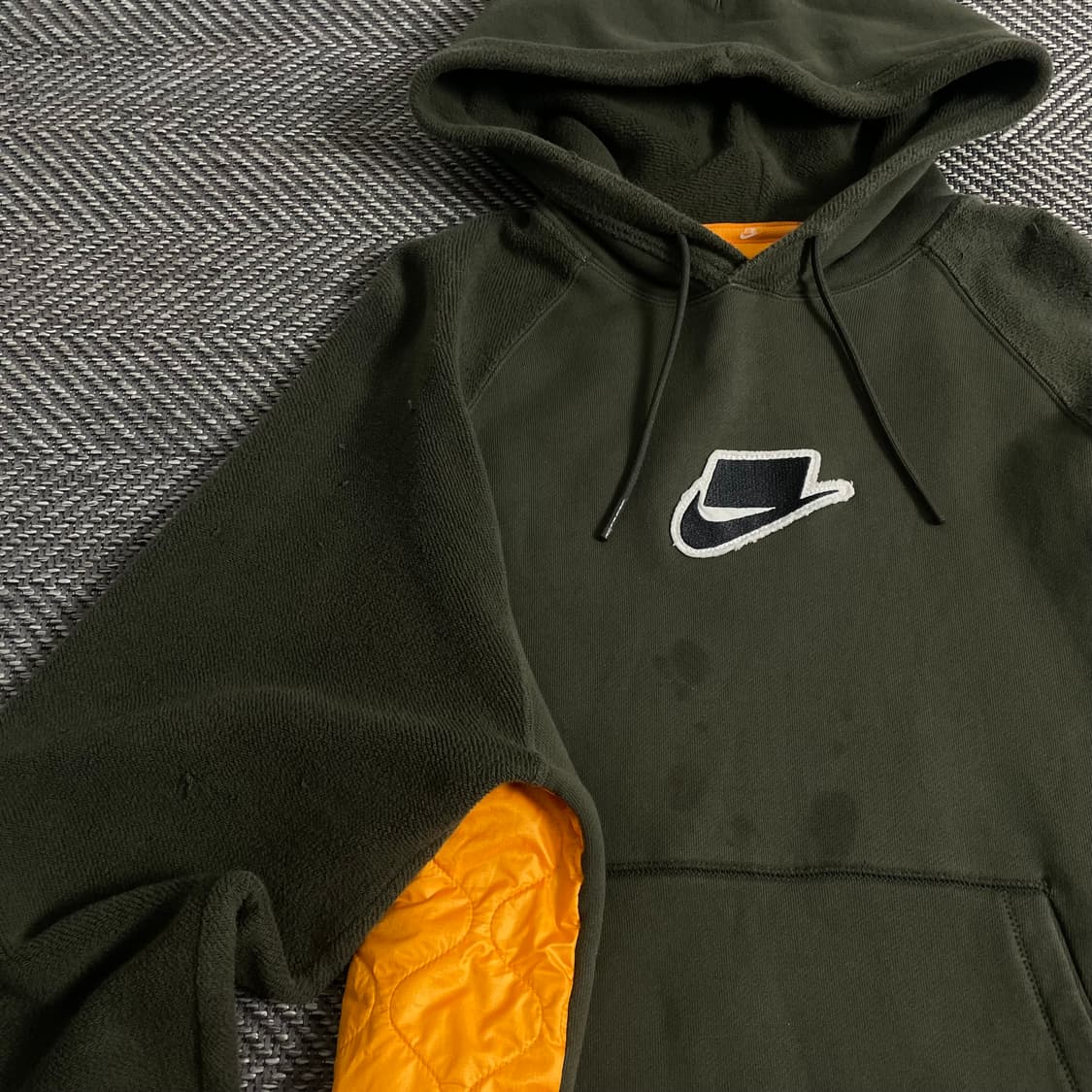 나이키 빅로고 퀼틸 믹스업 후드o 2968 상품이미지7