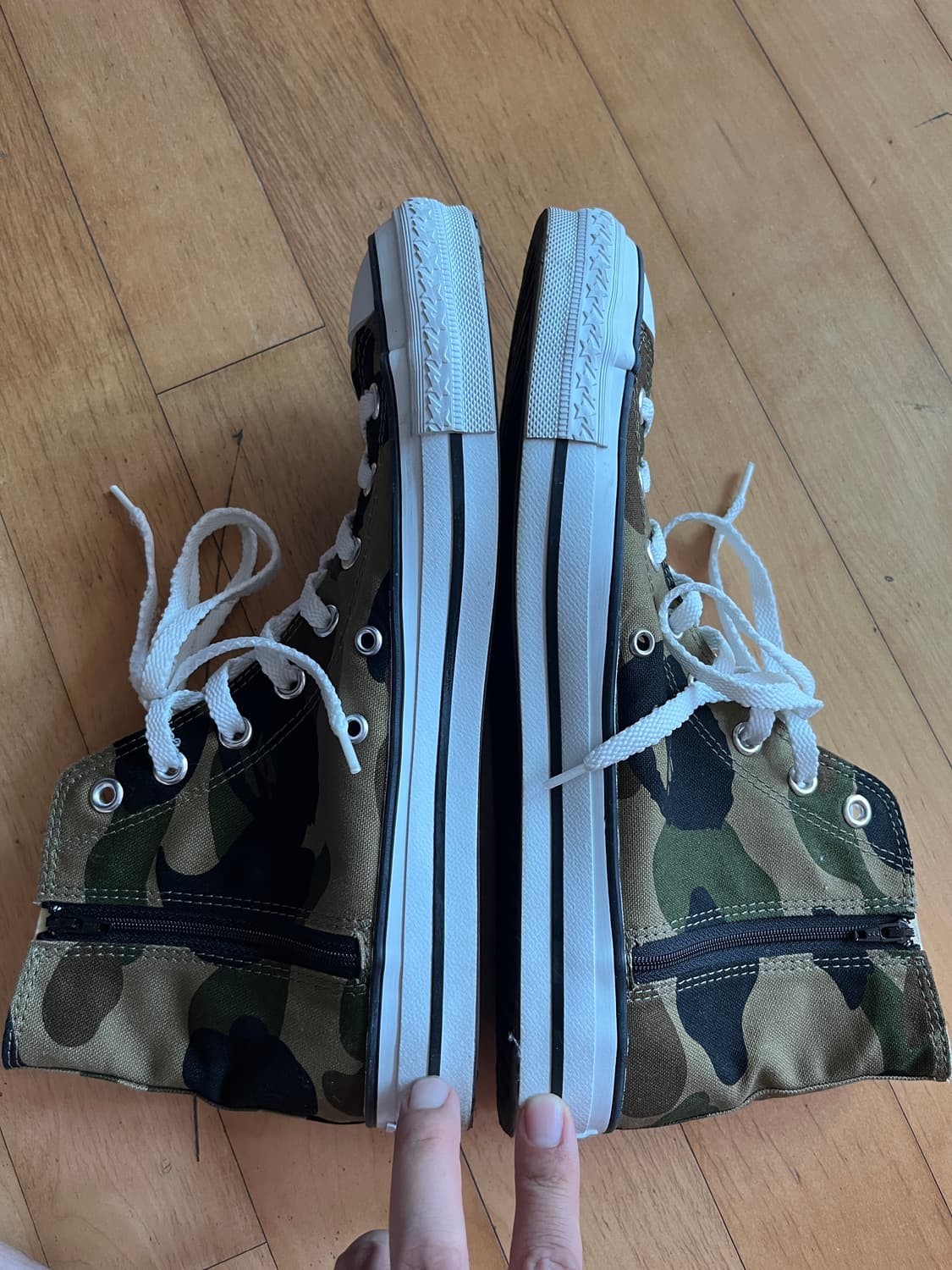 [280] 베이프 스타 샤크 카모 컨버스 하이탑 bape 상품이미지3
