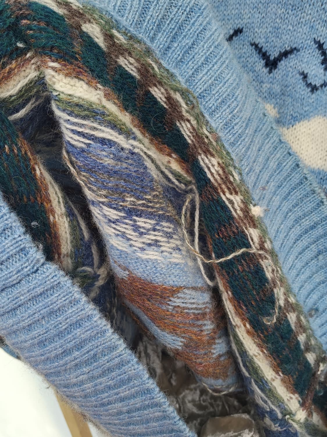 오비스 풍경을 담은 빈티지 니트 가디건 오르비스 상품이미지8