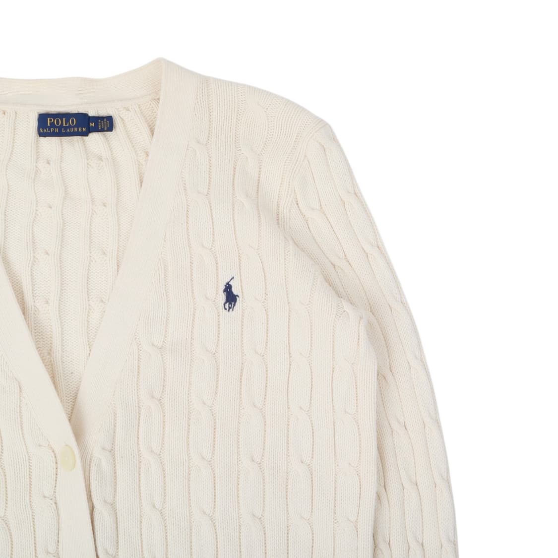 폴로 랄프로렌 아이보리 케이블 니트 가디건 상품이미지3