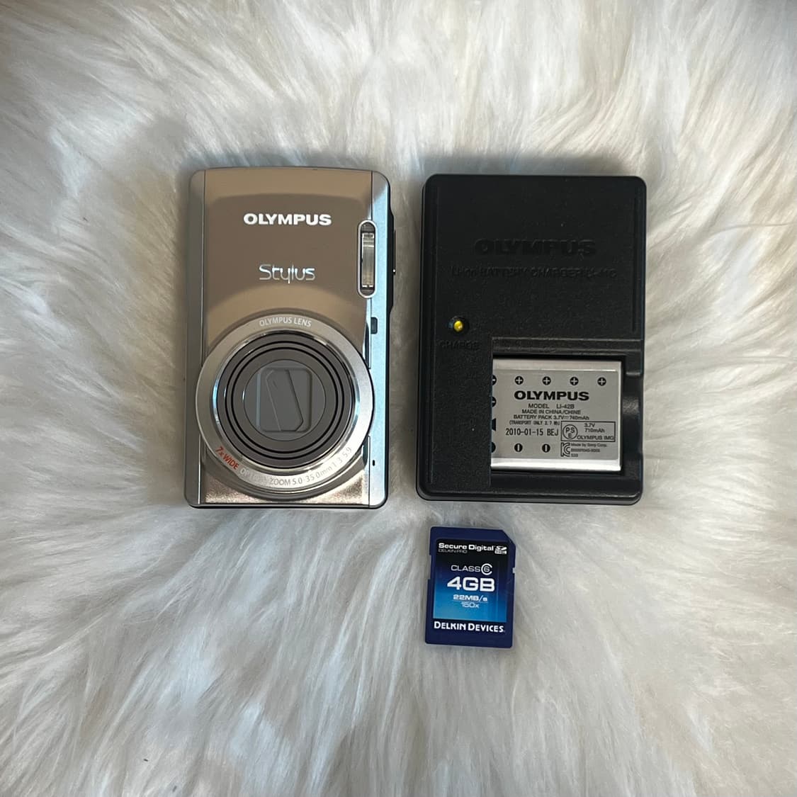 *미품/한글* olympus 뮤 7040 베이지 빈티지 디카 상품이미지6