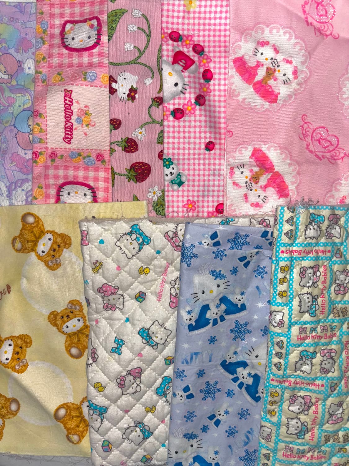 고전 정품 키티 원단 9종 상품이미지1