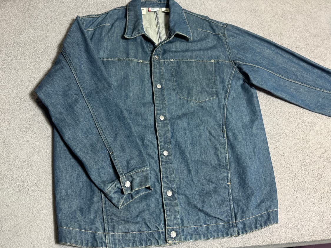 Levis 리바이스 엔지니어드 진 커버올 데님 자켓 L 상품이미지1