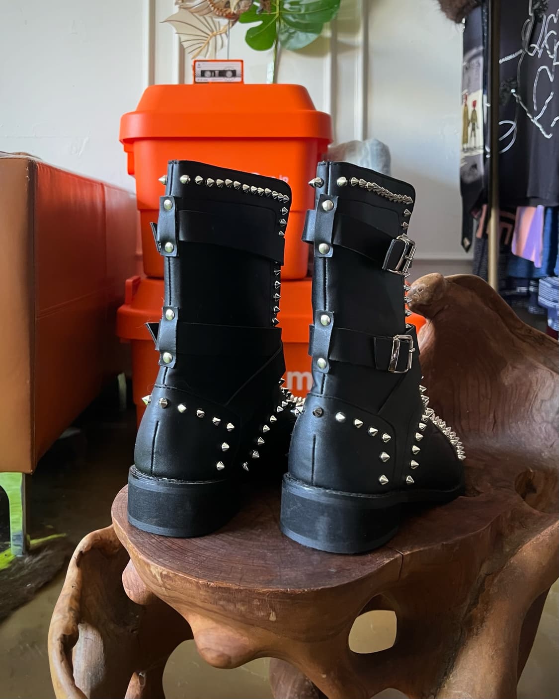 Jpn Vintage Spike Studs Bondage Boots 상품이미지5
